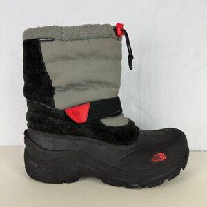 The North Face Boy's Garcon Waterproof Heat Seeker Black Winter Snow Boots Sz 7